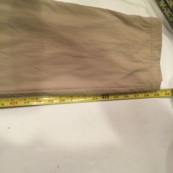 Royal Robbins Tan Nylon Fleece Lined Hiking Pants Size 8 - Picture 13 of 13